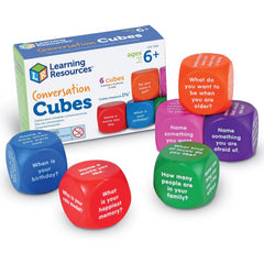 Learning Resources Conversation Cubes Social Emotional Tool