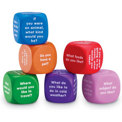 Learning Resources Conversation Cubes Social Emotional Tool