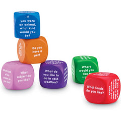Learning Resources Conversation Cubes Social Emotional Tool