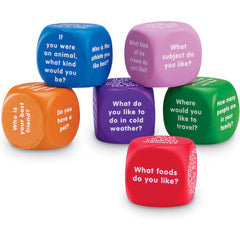 Learning Resources Conversation Cubes Social Emotional Tool