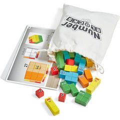 Learning Resources Wooden Building Blocks Set Kids Early Learning Toy