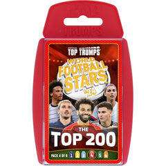 Top Trumps Cards Game - World Football Stars 2024 The Top 200 (Pack 4 Of 6)
