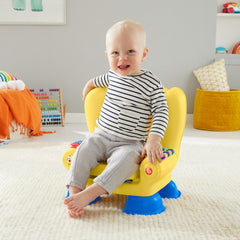Fisher-Price Laugh & Learn Smart Stages Yellow Interactive Toddler Chair