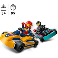 Lego City 60400 Go-Karts And Race Drivers Racing Vehicle Playset