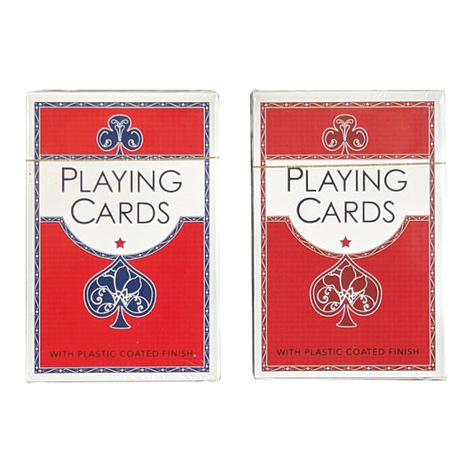 Maqio Playing Cards Set of 2 Red and Blue