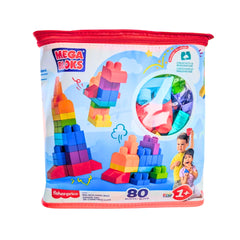 Mega Bloks Classic Big Building Bag - 80 Pieces DCH63