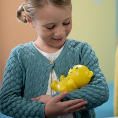 Gummymals Squishy Gummy Interactive Pet Bear with 10 Reactions & Sounds - Yellow