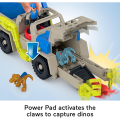 Imaginext Jurassic World Dinosaur Toys Track & Transport Dino Truck Set