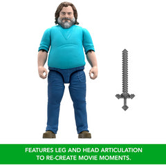 A Minecraft Movie Steve 12-Inch Large Character Action Figure