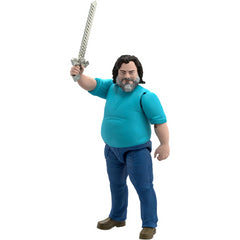 A Minecraft Movie Steve 12-Inch Large Character Action Figure