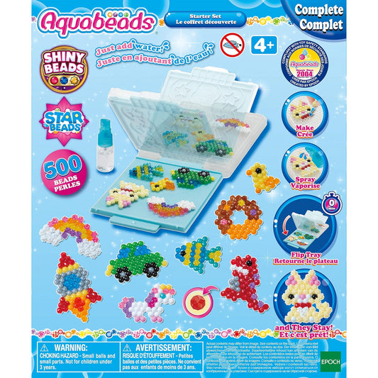Aquabeads Starter Set 500 Beads Art & Craft Bead Kit Set