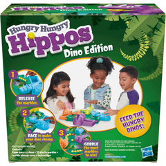 Hasbro Gaming Hungry Hungry Hippos Dino Edition Game for Kids