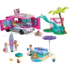 Mega Construx Barbie Building Toy Set Dream Camper Adventure 580Pcs