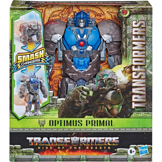 Transformers Rise Of The Beasts Smash Changers 8.5-Inch Optimus Primal Figure