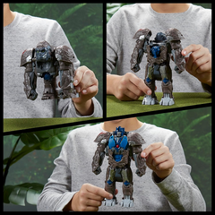Transformers Rise Of The Beasts Smash Changers 8.5-Inch Optimus Primal Figure
