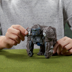 Transformers Rise Of The Beasts Smash Changers 8.5-Inch Optimus Primal Figure