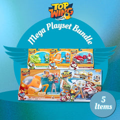 Top Wings Vehicles Mega Playset Bundle