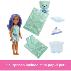 Barbie Chelsea Pop Reveal Bubble Tea Doll Series