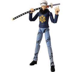 Bandai Anime Heroes Trafalgar Law One Piece 6.5-Inch Action Figure
