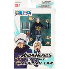 Bandai Anime Heroes Trafalgar Law One Piece 6.5-Inch Action Figure