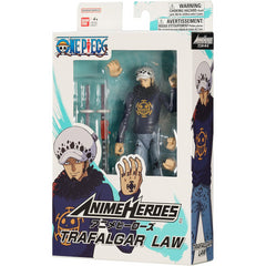 Bandai Anime Heroes Trafalgar Law One Piece 6.5-Inch Action Figure
