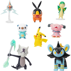 Pokemon Battle 2-Inch Figures Multi-Pack of 8