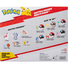 Pokemon Battle 2-Inch Figures Multi-Pack of 8