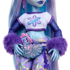 Monster High Abbey Bominable Core Doll with Pet Mammoth