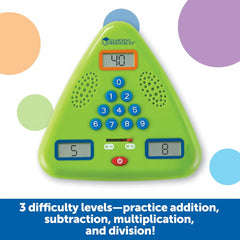 Learning Resources Minute Math Flash Card Game Fast Math Practice