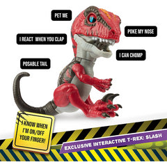 Wow Wee Untamed Raptor Slash Roaring Dino with 40 Sounds and Reactions