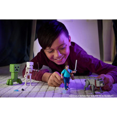 A Minecraft Movie Skeleton Core 4-Inch Character Action Figure