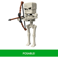 A Minecraft Movie Skeleton Core 4-Inch Character Action Figure