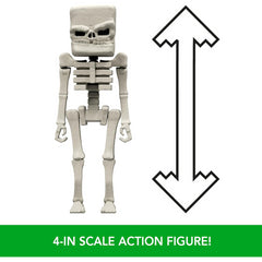 A Minecraft Movie Skeleton Core 4-Inch Character Action Figure