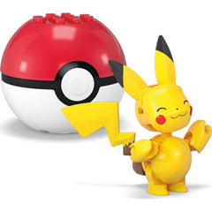 Mega Pokemon Pikachu & Zubat Construction Buildable Figuers