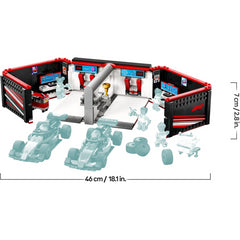 Lego City 60444 F1 Garage Mercedes AMG & Alpine Cars Building Set