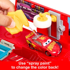 Disney Pixar Cars Colour Changers Paint Shop Mack Toy