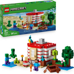 Lego Minecraft 21275 The TNT Jungle House Construction Playset