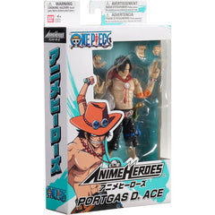Bandai Anime Heroes Portgas D. Ace One Piece 6.5-Inch Action Figure