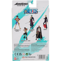 Bandai Anime Heroes Portgas D. Ace One Piece 6.5-Inch Action Figure