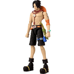 Bandai Anime Heroes Portgas D. Ace One Piece 6.5-Inch Action Figure