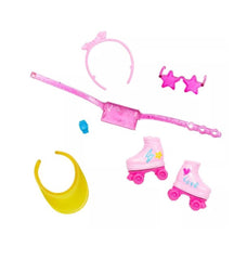 Barbie Fashionistas Doll with Roller Skates and Pet Puppy