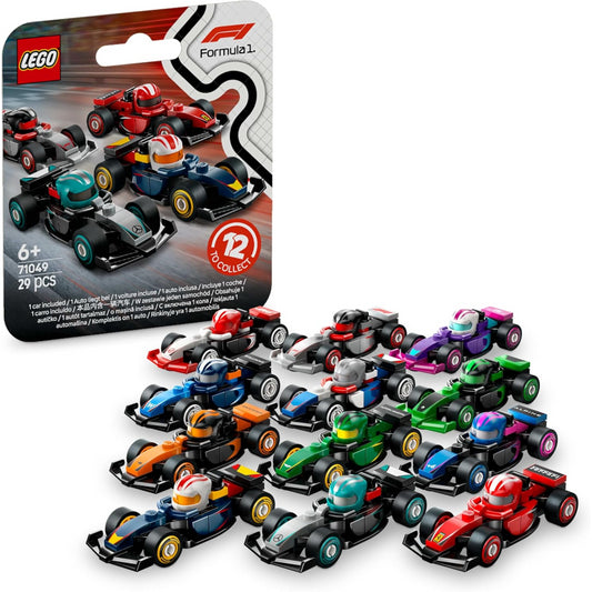Lego Formula-1 71049 Collectible Race Cars Building Toy 1 Pack Random