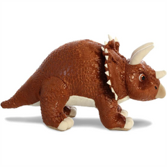 Aurora Stomp Triceratops Dinosaur Plush Figure