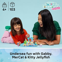 Lego Gabby's Dollhouse 11204 Mermaid Aquarium Adventure Building Toy