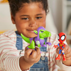 Marvel Dino-Webs Spidey & Goblin Raptor Toy