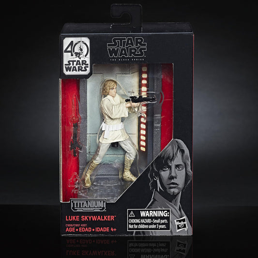 Star Wars The Black Series 03 LUKE SKYWALKER Figure Titanium Series