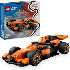 Lego City 60442 F1 Driver With Mclaren Race Car Construction Playset