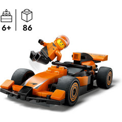 Lego City 60442 F1 Driver With Mclaren Race Car Construction Playset