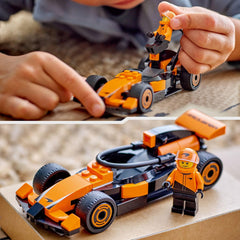 Lego City 60442 F1 Driver With Mclaren Race Car Construction Playset