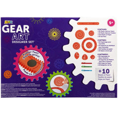 Alex Toy Gear Art Designer Set 8 Plastic Spinner Gears Holders 3 Gel Pens